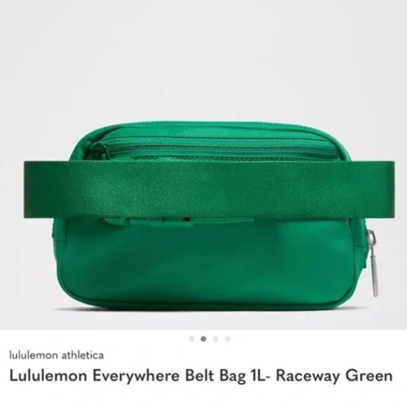 NWT Lululemon Everywhere Belt Bag 1L Green - Picture 2 of 12